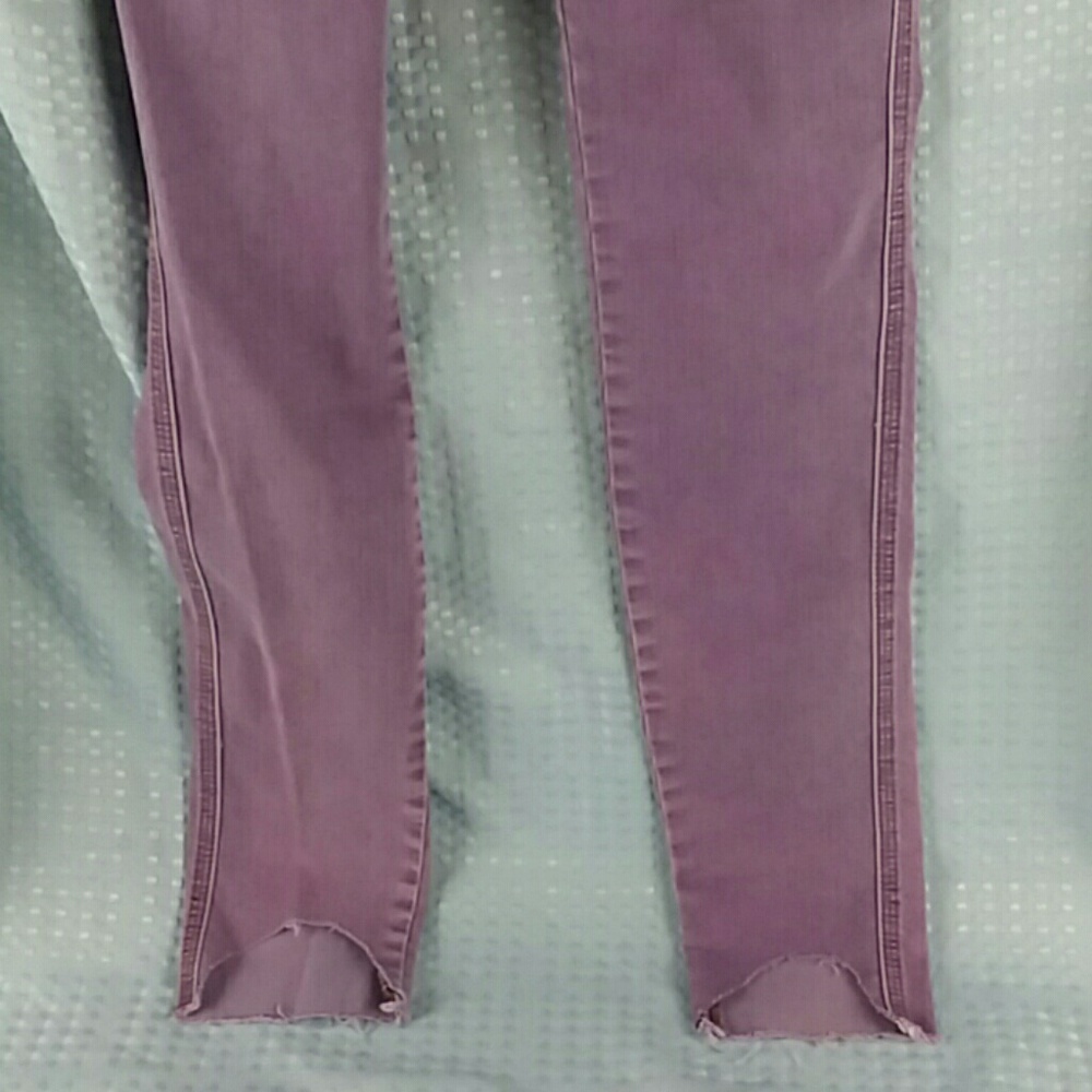 Free People skinny jeans raw hem 25 - Picture 8 of 9